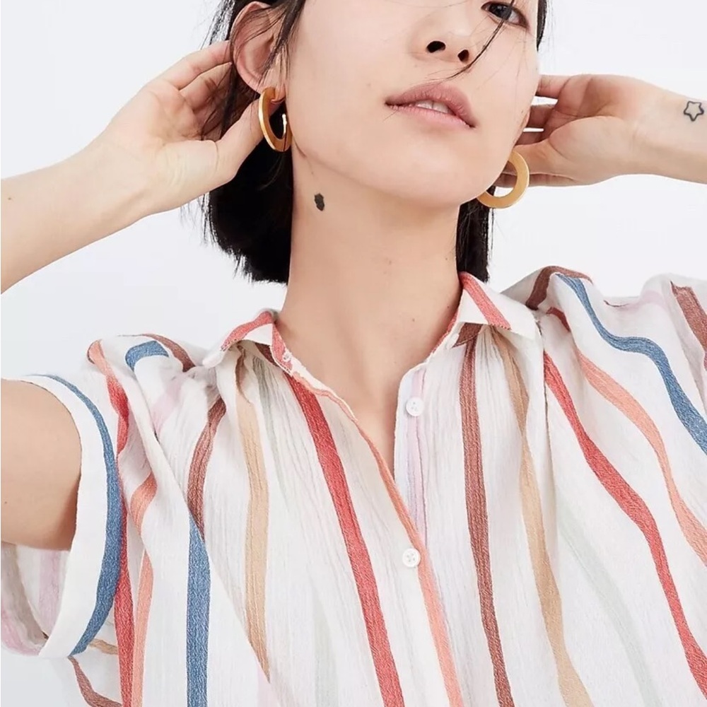 Madewell Striped Multicolor Women's Top